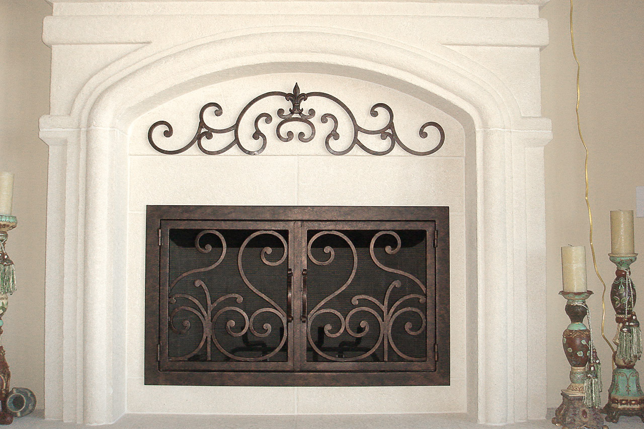 Del Mar 12 Fireplace Door