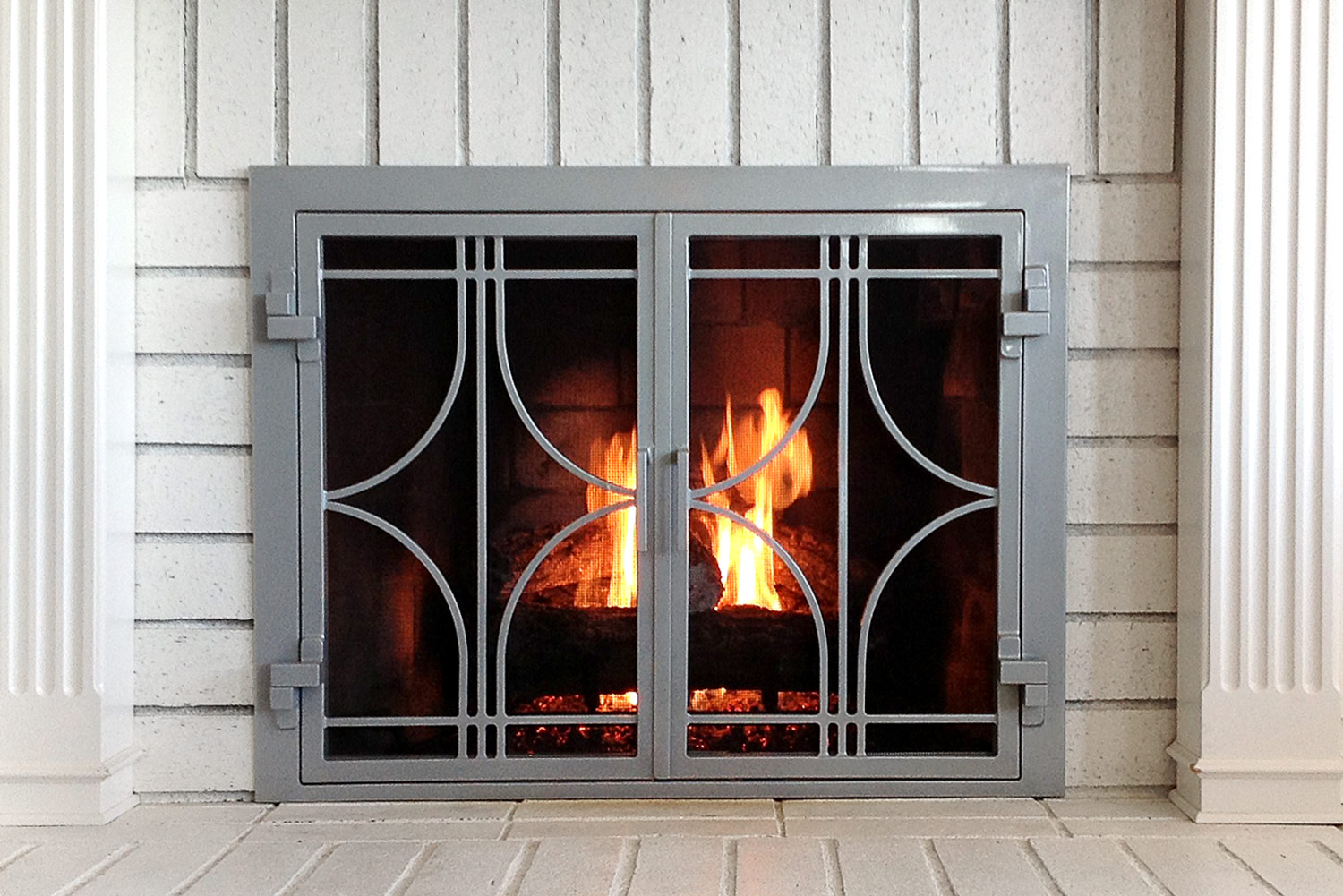 Stella 50 Fireplace Door Flame